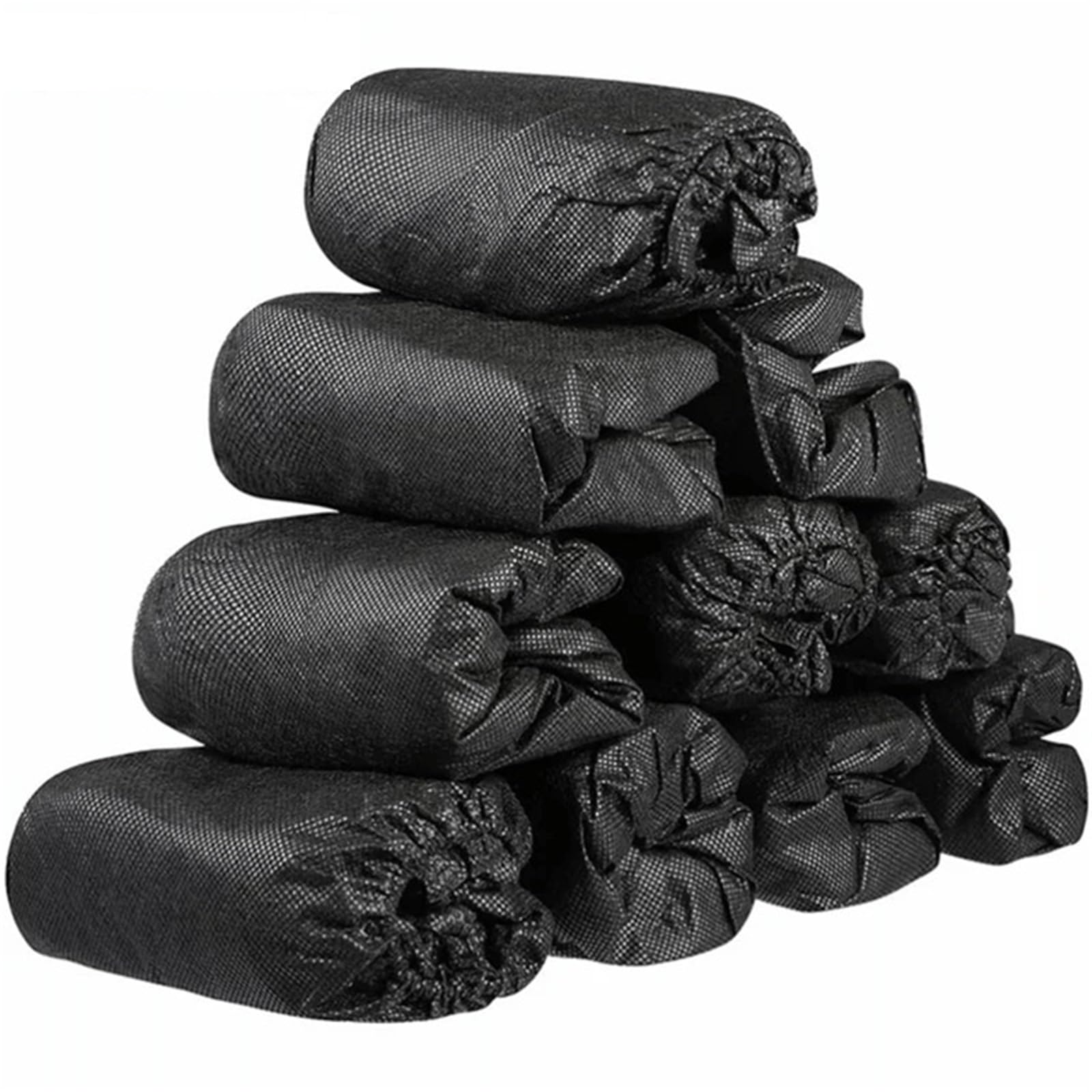 WEOKDFHA Shoe Covers Anti Slip Shoe Covers Waterproof Overshoes Reusable Boot Cover Protectors for Indoors Home Office Workplace(Black 100PCS)