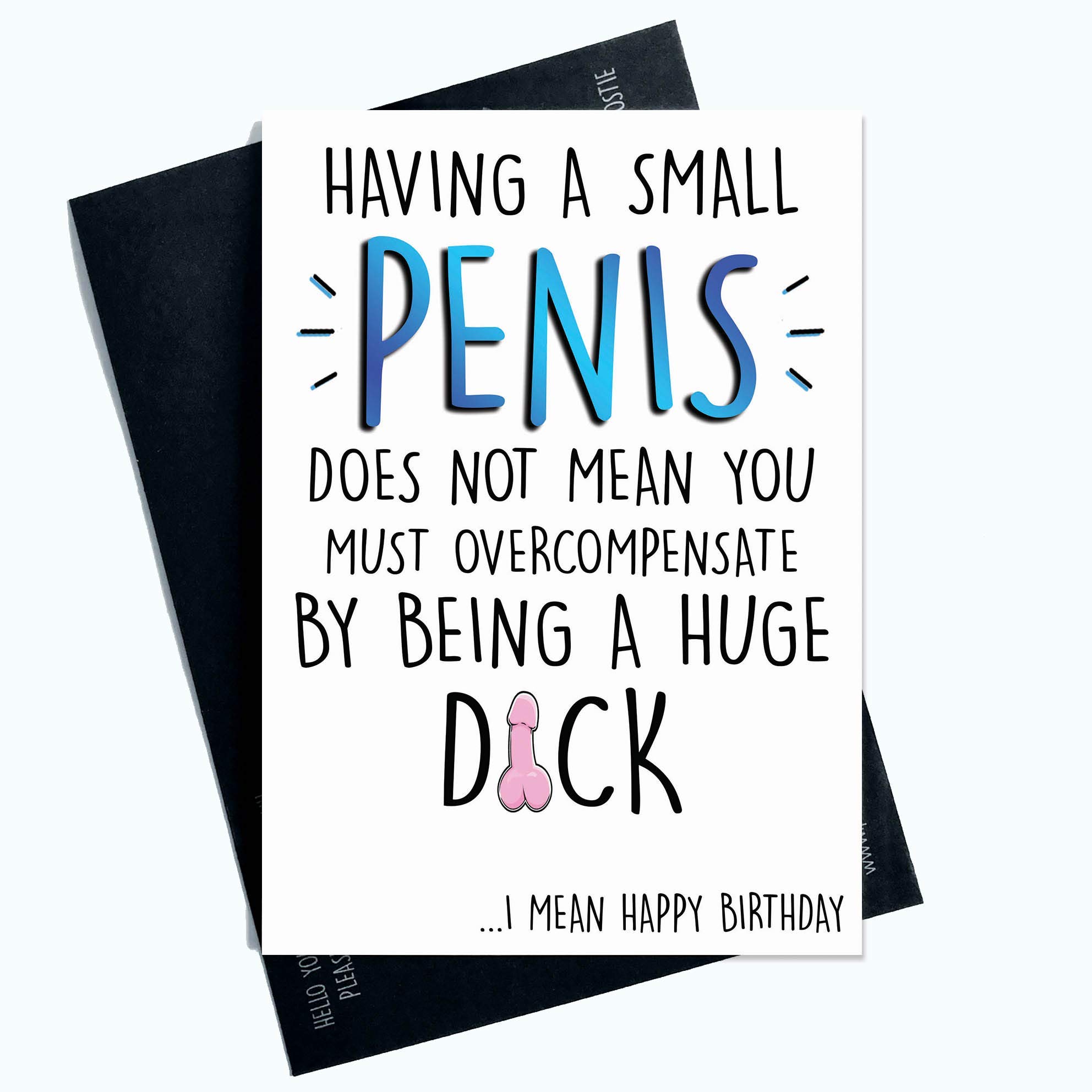 Funny Cards Funny Greeting Cards Boyfriend Husband Card Penis Cards Rude Banter Joke Humour Happy Birthday Colleague Coworker Friend PC599
