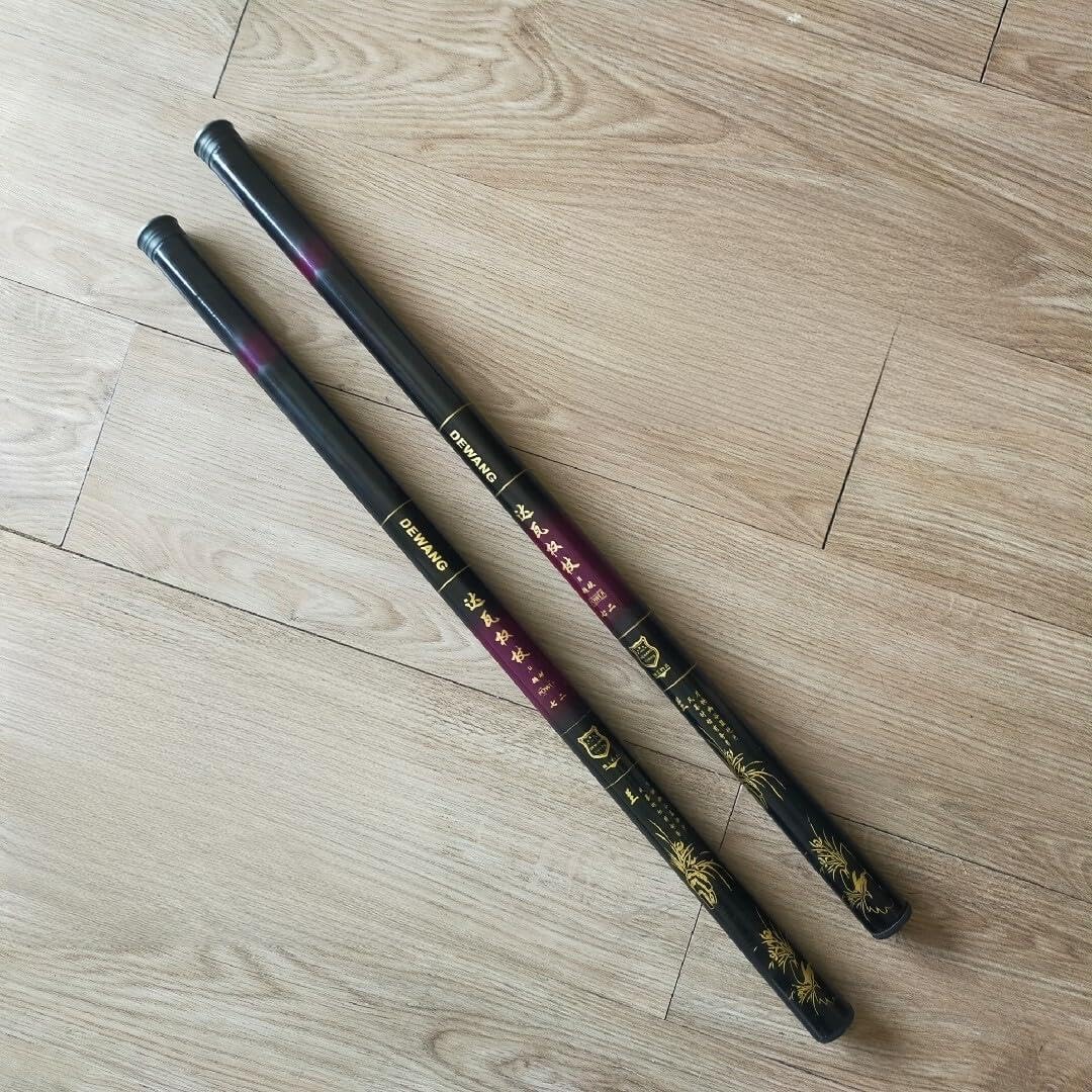 のべ竿 5.4m 6.3m 2本セット渓流竿 軽量 コンパクト 延べ竿 青 のべ竿