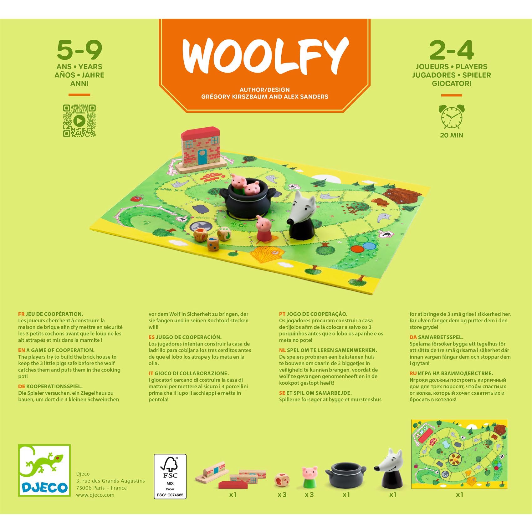 Djeco – Gioco Woolfy