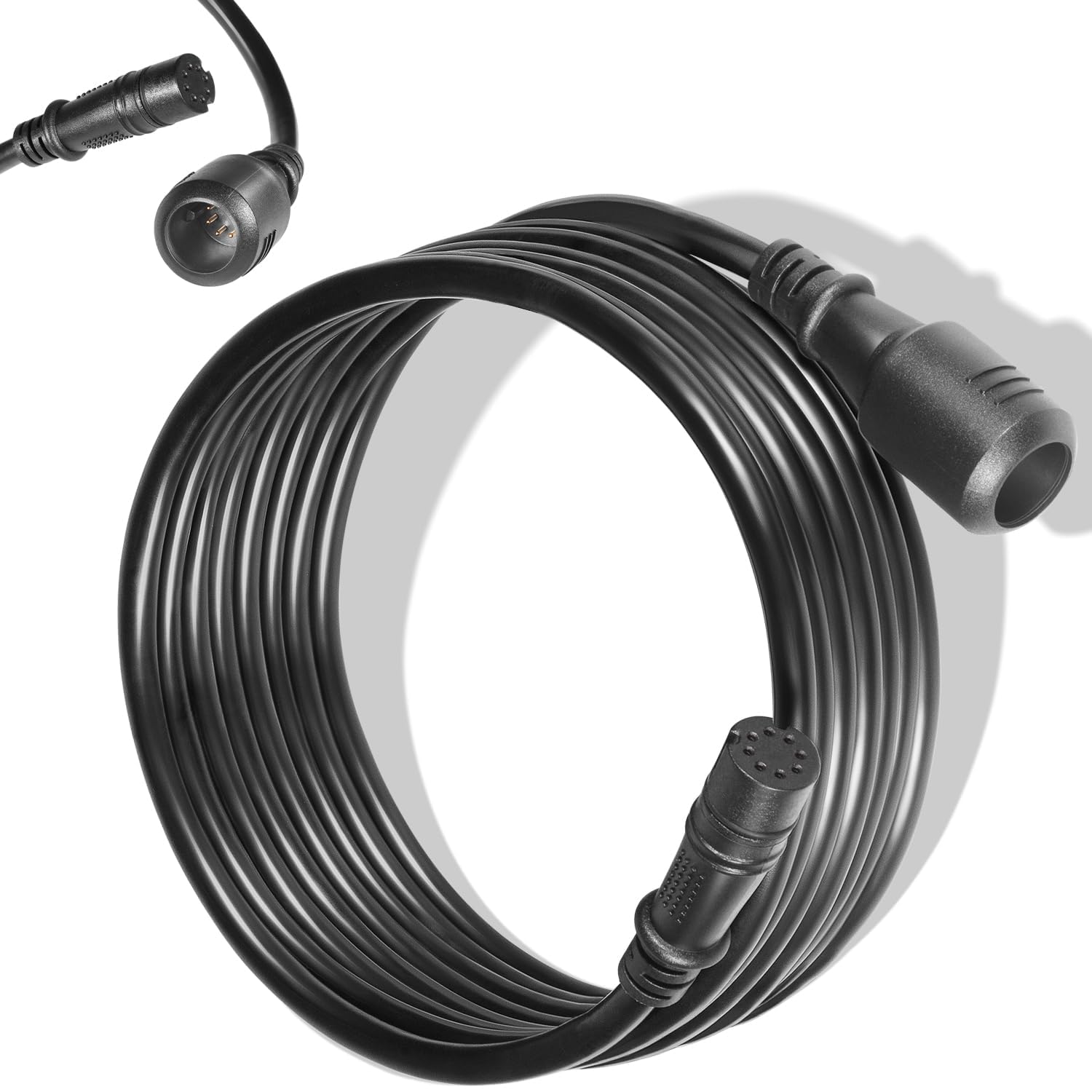 Verlängerungskabel 000-14414-001 10 Fuß (3m) für Lowrance TripleShot/SplitShot Transducer & HOOK2 Fishfinder, Plug & Play, Wasserdicht