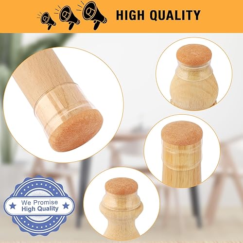 Miniatura 8 de 16 protectores de suelo para patas de silla, protectores de silicona para patas de silla para suelos de madera dura, protectores de suelo para