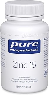 Pure Encapsulations - Zinc 15 - Zinc Picolinate for Immune Support* - 180 Vegetable Capsules