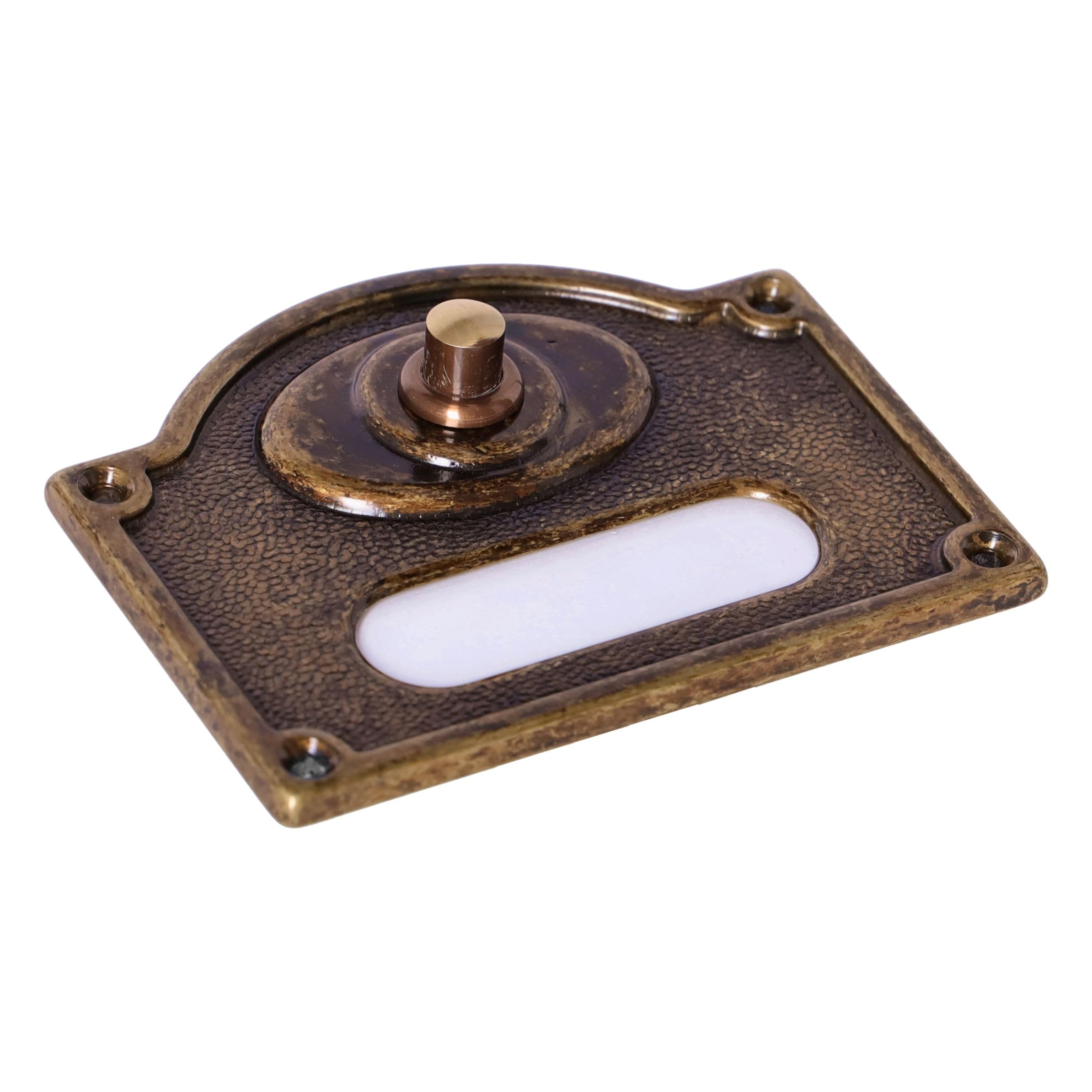 Campanello Pulsantiera Porta ingresso Casa in ottone Un pulsante