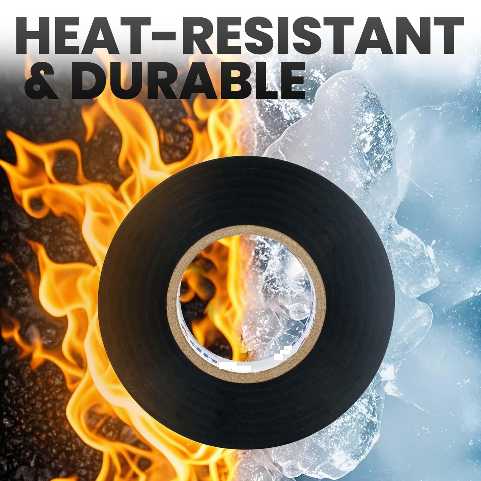 10er-Pack Selbstklebendes PVC-Isolierband Mit Spannungsprüfer – Insgesamt 16 Fuß X 10 Zoll (Schwarz/Rot/Gelb), Wasserdichtes Und Flammhemmendes Isolierband Zur Reparatur Und Abdichtung(Red)