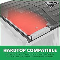 Vista 4 de MasterTop ShadeMaker Bimini Techo de Malla - Se Ajusta a Jeep Wrangler JL de 2 Puertas 2018-2023 - Parasol para Jeep Wrangler JL - Correas