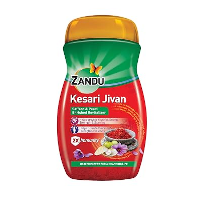 Zandu Kesari Jivan – Ayurvedic Immunity Booster for Adults and Elders, Builds Energy, Strength & Stamina, Strengthens Bo