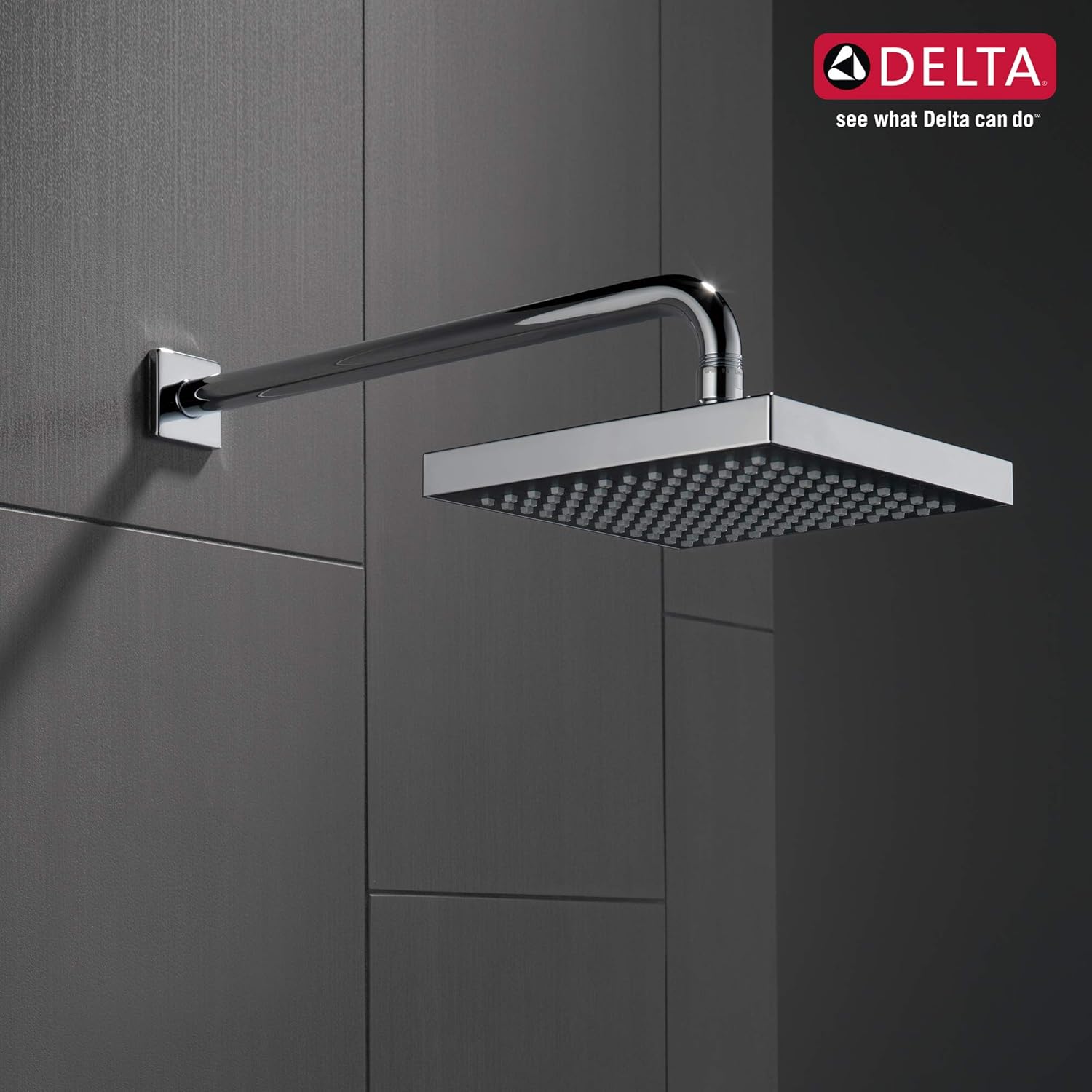 Hot Deals Delta Faucet Single-Spray Touch-Clean Rain Shower Head, Chrome RP50841