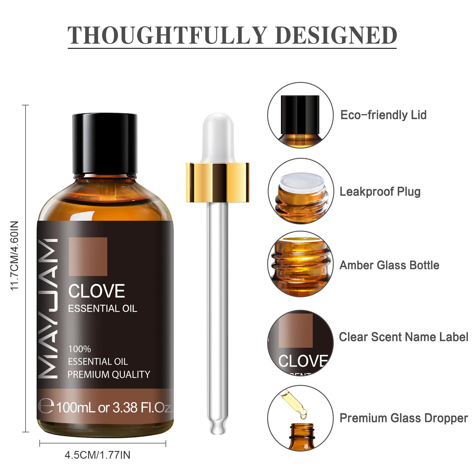 MAYJAM Olio Essenziale Di Patchouli 100ml Olio Di Patchouli Per Diffusori - Foto 28 di 217