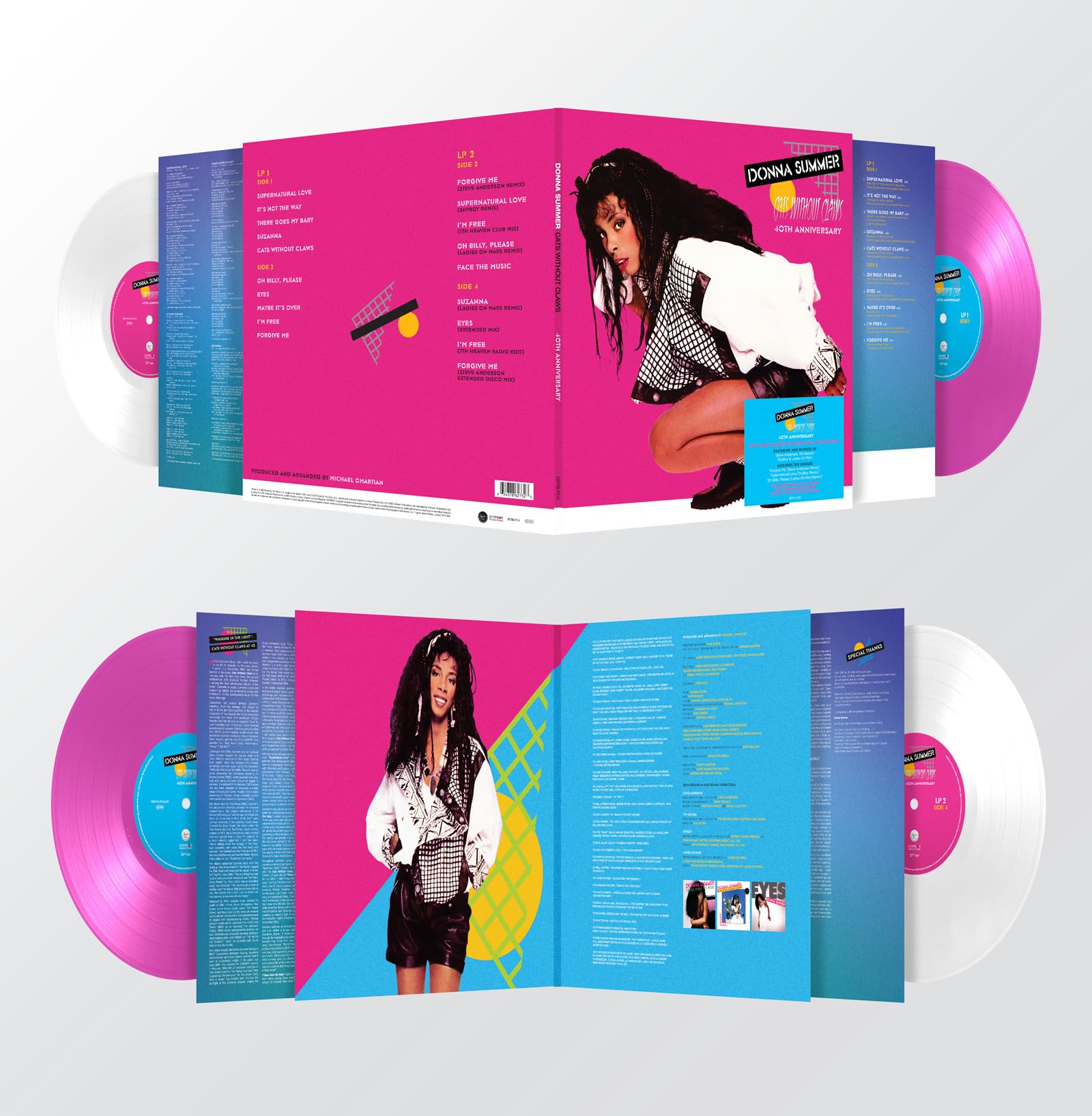 Donna Summer: Cats Without Claws 40th Anniversary Pink and White