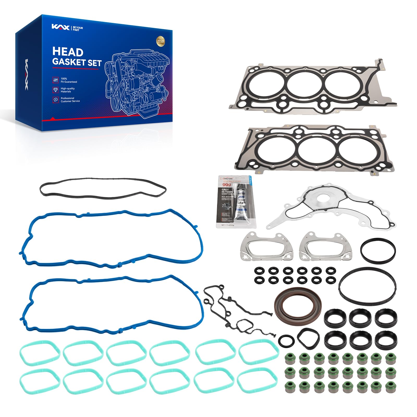KAX Head Gasket Set for Jeep Wrangler 2012-2018, Grand Cherokee Wrangler JK