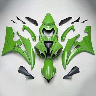 Bruce & Shark(ブルース・サメ)YZF 600 R6カウル 適用ヤマハ YZF 600 R6 2006-2007 カウル 加工不要 射出成型 カスタム対応 ボルトセット付き 外装パーツセット カスタムパーツ カウルセット 塗装作業あり タイプ146