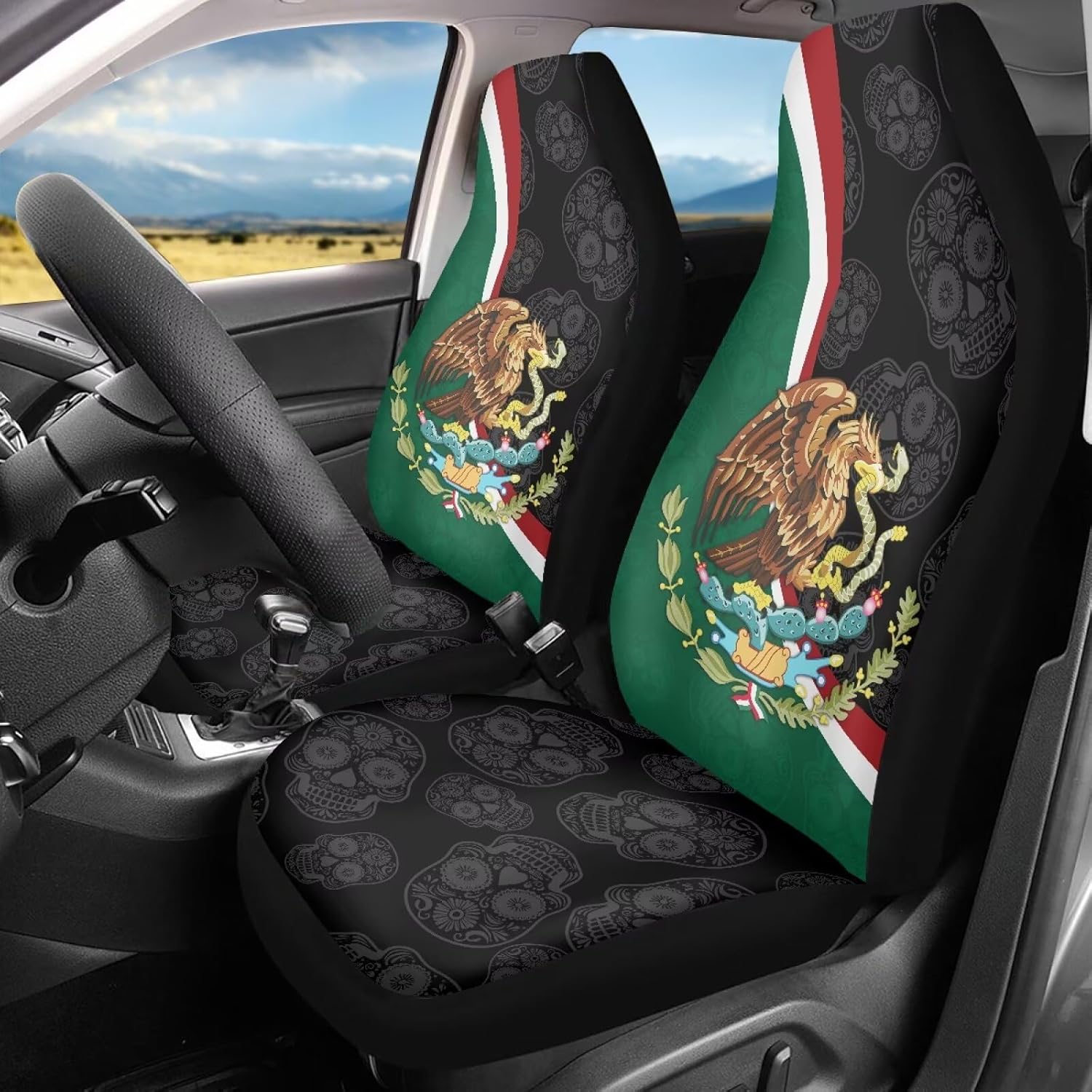 Mexican Flag Skull