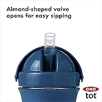 Vista 3 de OXO Tot Transitions - Vaso con pajita, 9 onzas, color azul marino
