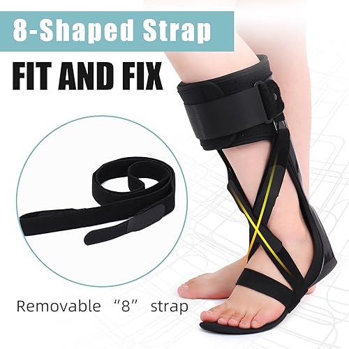 Miniatura 8 de Tairibousy Medical AFO - Soporte de pie para ortesis de pie, soporte estabilizador de pie para caminar con zapato para hombres y mujeres para