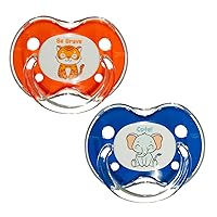 Vista 9 de Playtex Baby Binky - Chupete de ortodoncia con escudo Air Comfort, silicona de grado médico, rosa y morado, 2