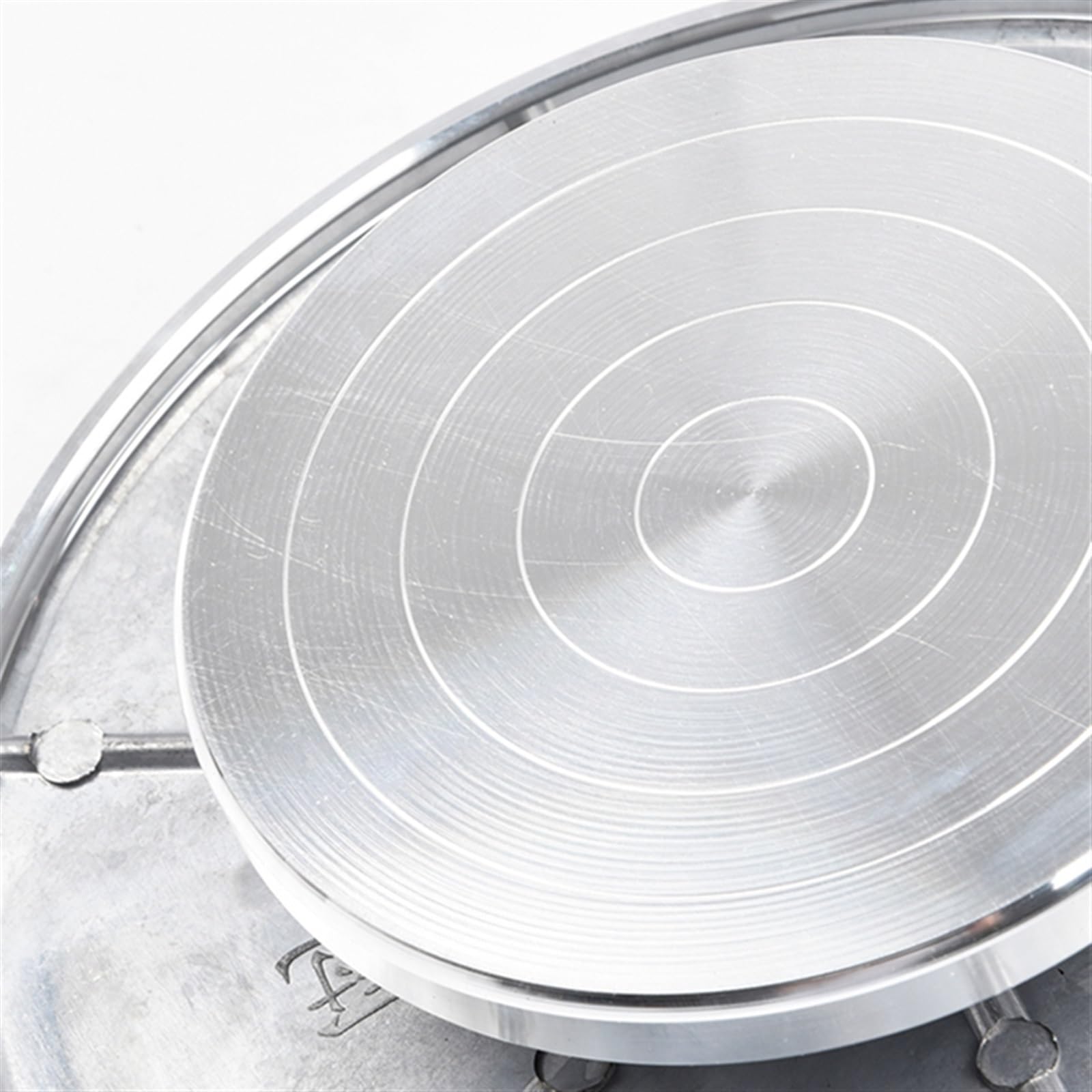 Drehscheibe TöPfern, 11/20/25/30 cm Aluminium-Töpferscheibe, DIY-Ton-Drehteller, doppelseitiger Kuchen-Töpfer-Drehteller, Töpfer-Drehteller, Töpferscheibe(30CM)