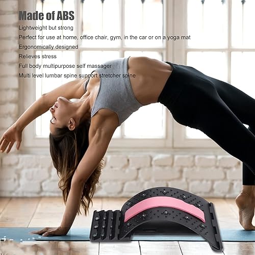 Miniatura 7 de Acupuntura de espalda, promueve la circulación sanguínea, multiuso, ajuste de varios niveles, dispositivo de estiramiento de espalda, acupuntura