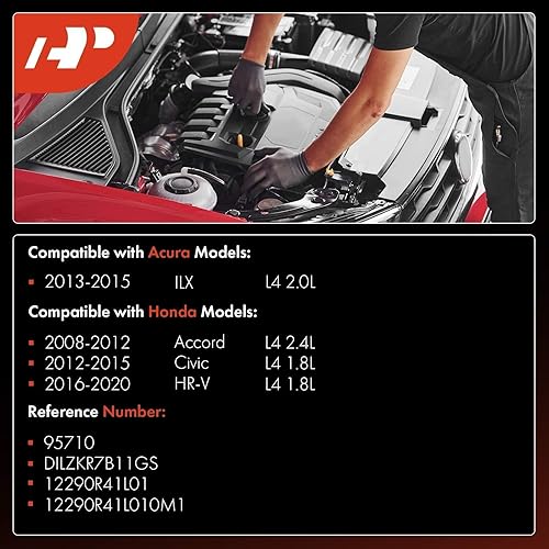 Miniatura 2 de A-Premium Bujías de iridio dobles compatibles con Acura ILX 2013-2015 L4 2.0L y Honda Accord 2008-2012 L4 2.4L, Civic 2012-2015 L4 1.8L, HR-V