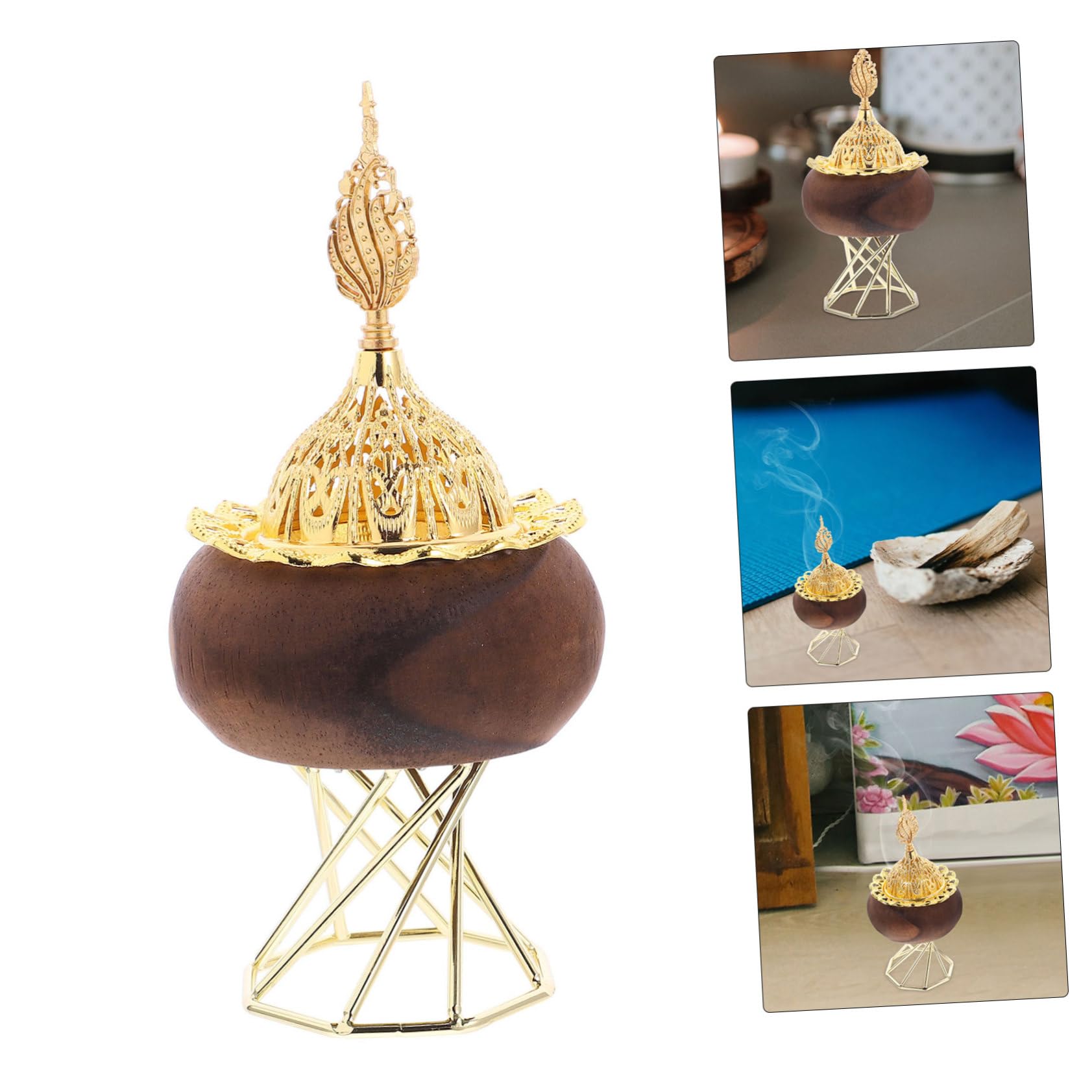 Amosfun 4 Stück Räucherstäbchenhalter graceling wundrrschön tatsächl tuten Räuchergefäß Schmücken Räucherkerzenbrenner Halter für Räucherstäbchen Aromabrenner Metall