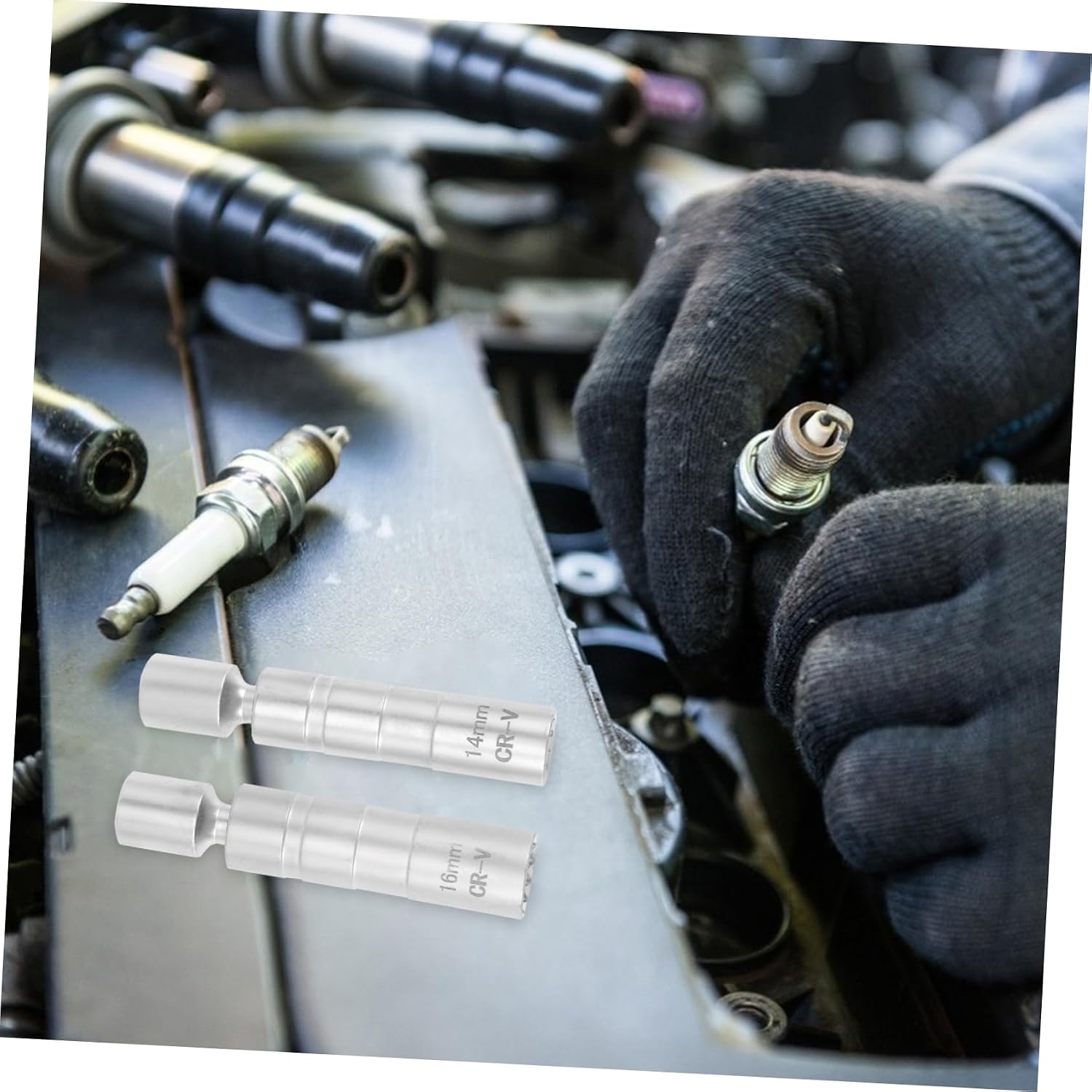 Spark Plug Removal Tool Socket Wrench Socket Pliers Spark Plug Gap Tool Automotive Accessory for Humanized Design