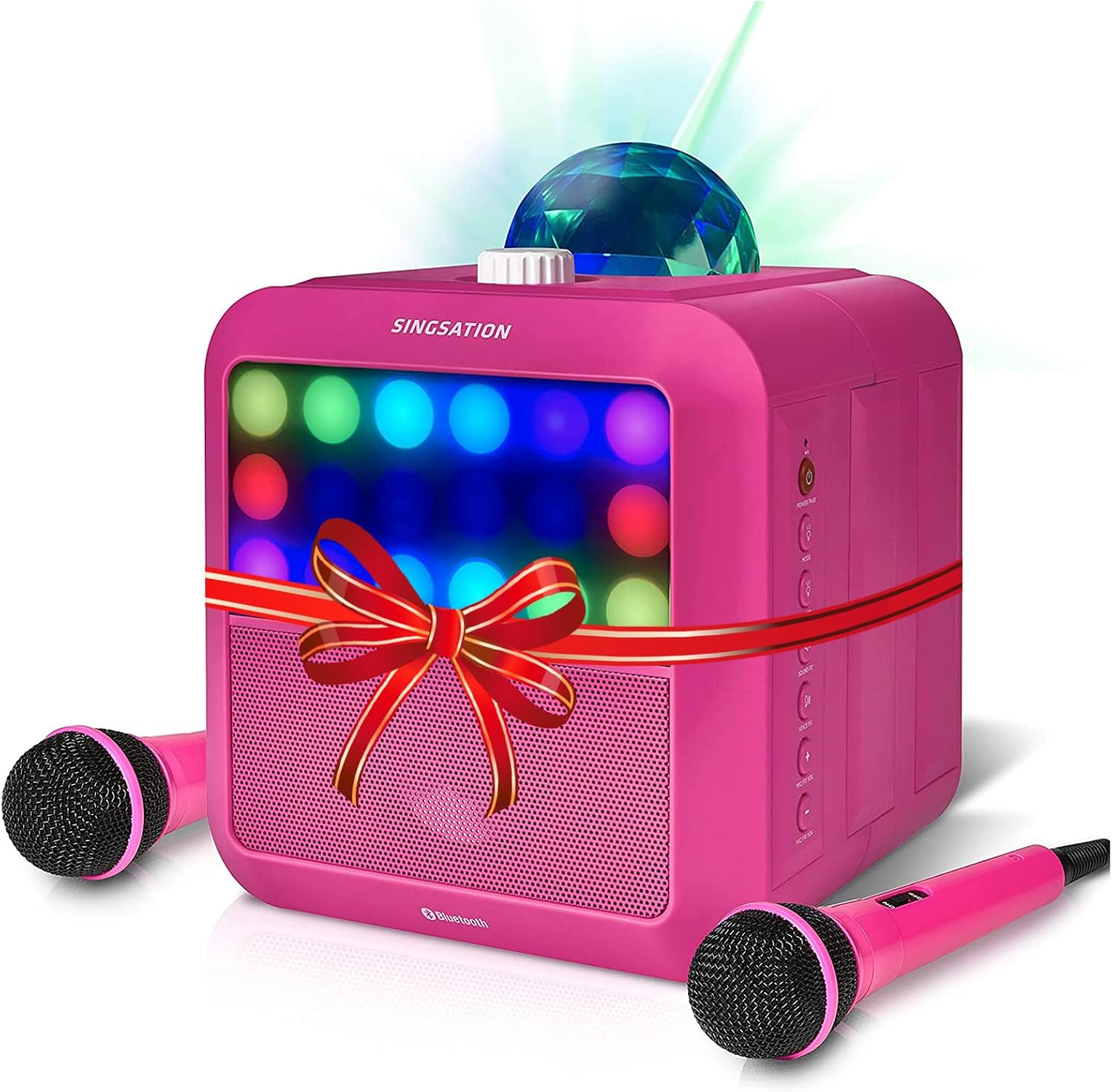 Portable Karaoke Machine Singsation Star Burst (Pink) Karaoke System