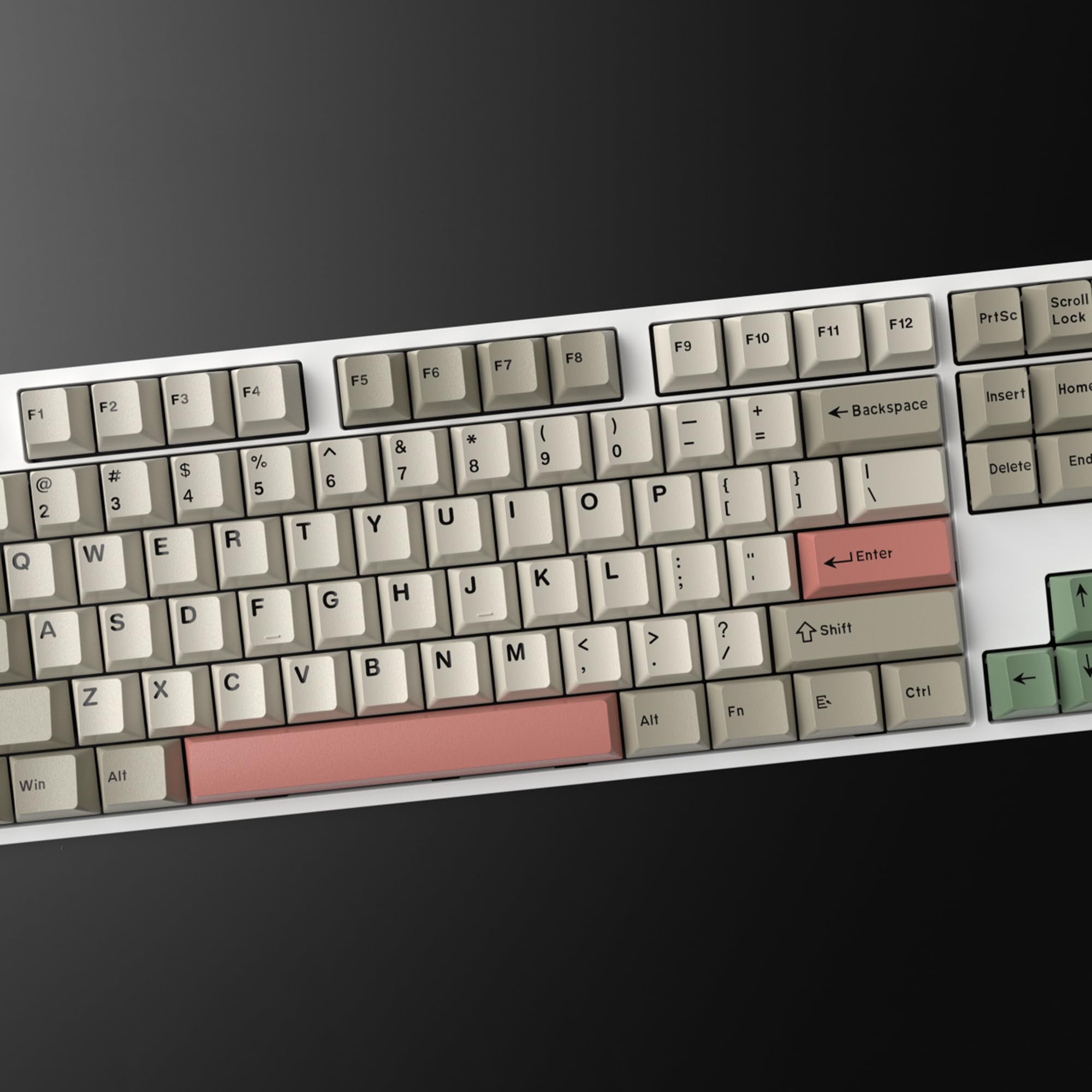 SOLIDEE Set de Keycaps PBT Perfil Cherry 169 Teclas,Keycaps Mecánicas Personalizables,PBT Resistente a la Degradación para Teclados 60% 65% 75% TKL 100%, Compatible con Interruptores MX(New 9009)