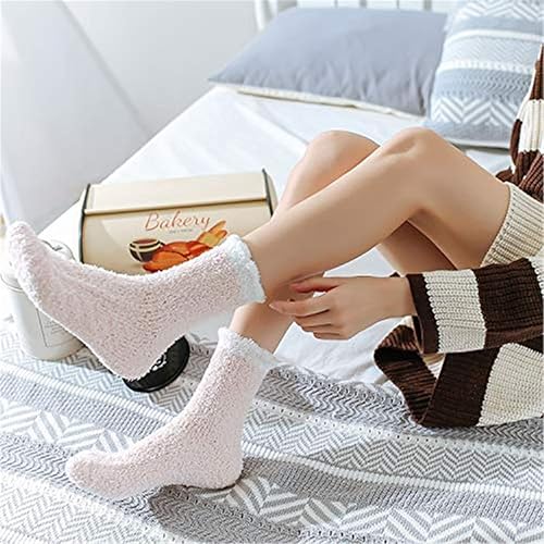 Miniatura 7 de Calcetines de microfibra para dormir, acogedores y muy suaves para mujer, 6 o 5 pares, talla única