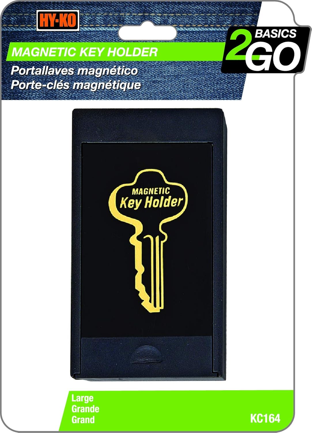 HYKO PROD LG Key Holder, Black (KC164) Clothing, Shoes & Jewelry