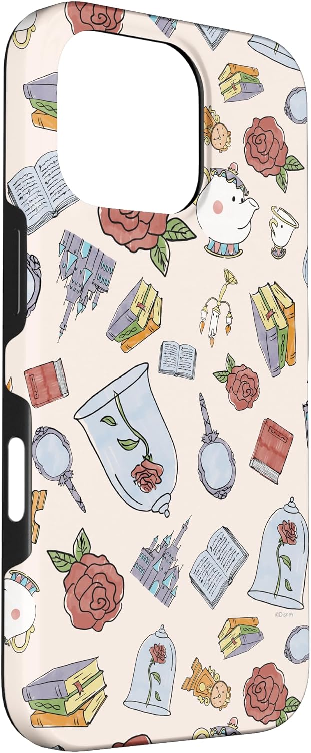 Disney Beauty and The Beast Enchanted Castle Print Case for iPhone 16 Pro - Image 3