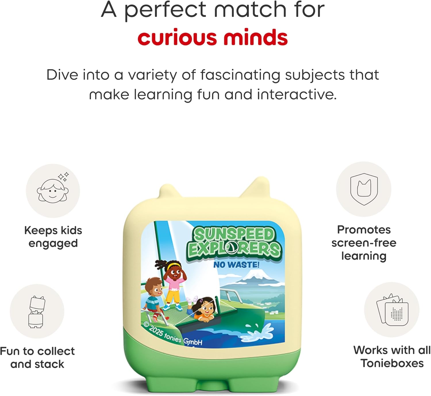Tonies Sunspeed Explorers Clever Set - 4 Pack