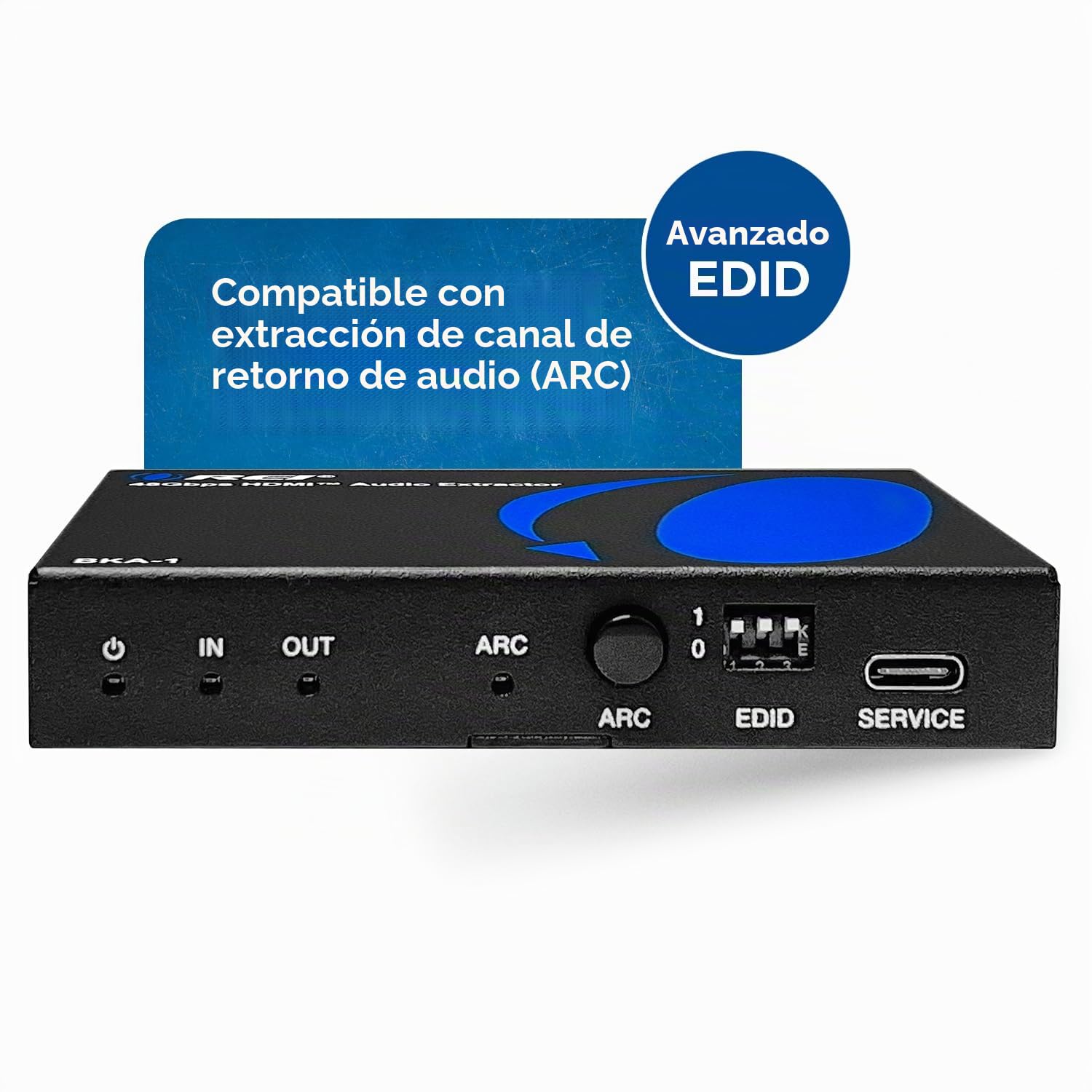 OREI Extractor de Audio 8K HDMI UltraHD 4K @ 120Hz 48G HDMI 2.1 convertidor de Audio para PS5 SPDIF + Salida de 3.5 mm HDCP 2.3 - Dolby Digital/DTS Passthrough CEC, HDR, Dolby Vision, ARC, HDR10+ | Extractor de audio HDMI 4K 120Hz, extractor de audio 8K,