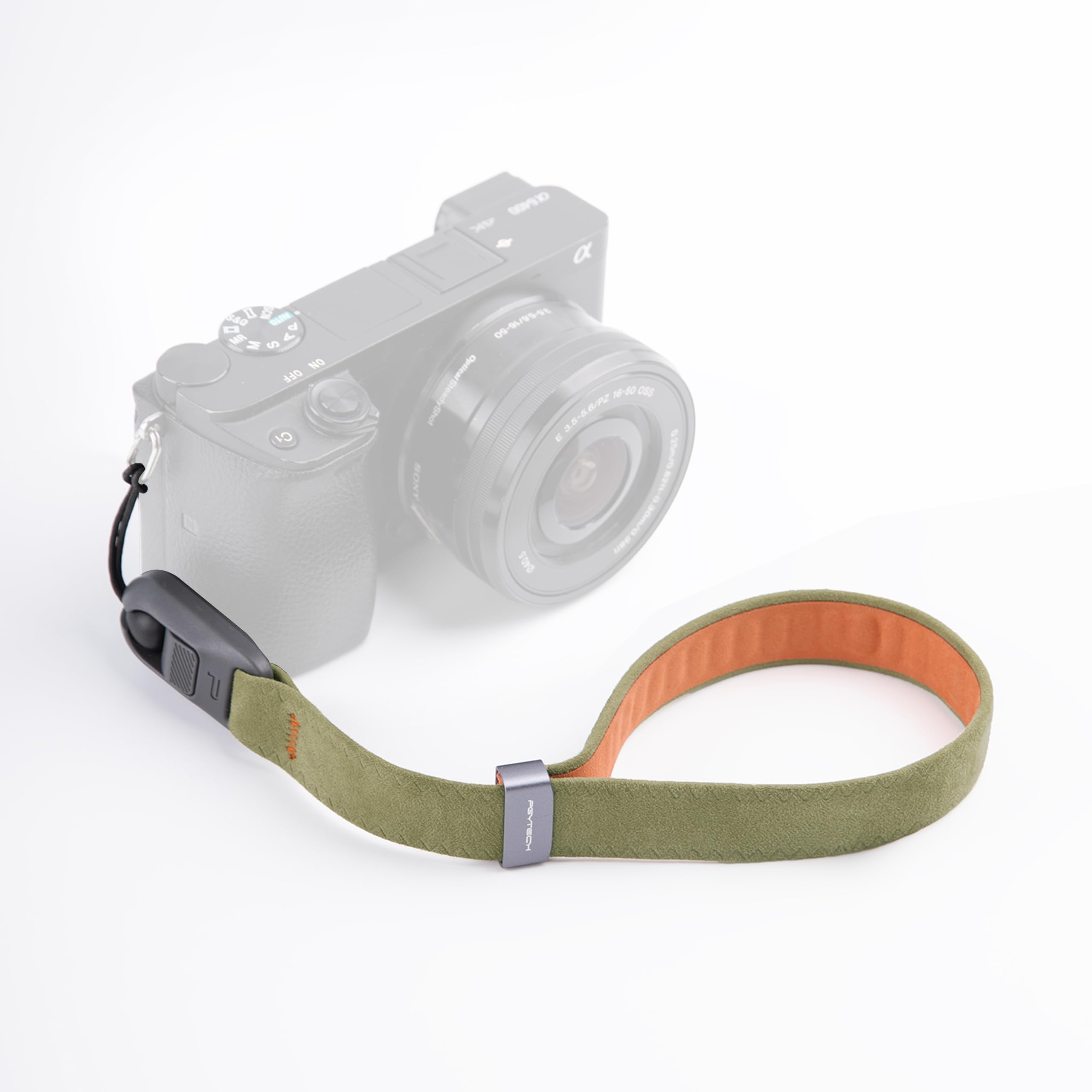 PGYTECH Camera Wrist Strap Air – Verstelbare Snelkoppelbare Camera Handriem Compatibel met DSLR of Mirrorless Camera, Gras Groen