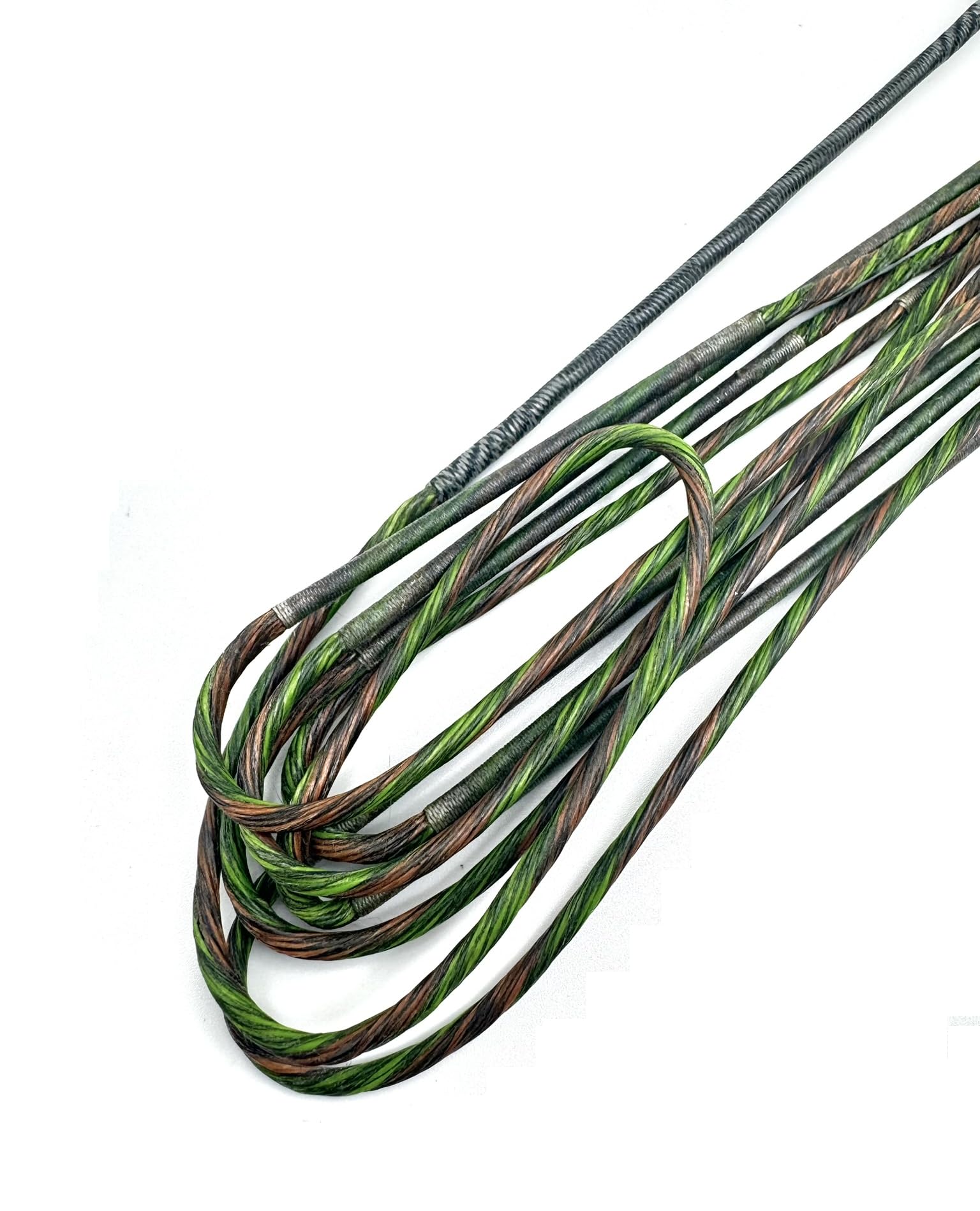 Bear Apprentice 2 Replacement Compound Bowstring Set – Custom Colored Archery Bowstrings - Bear Apprentice II (ATG Camo)