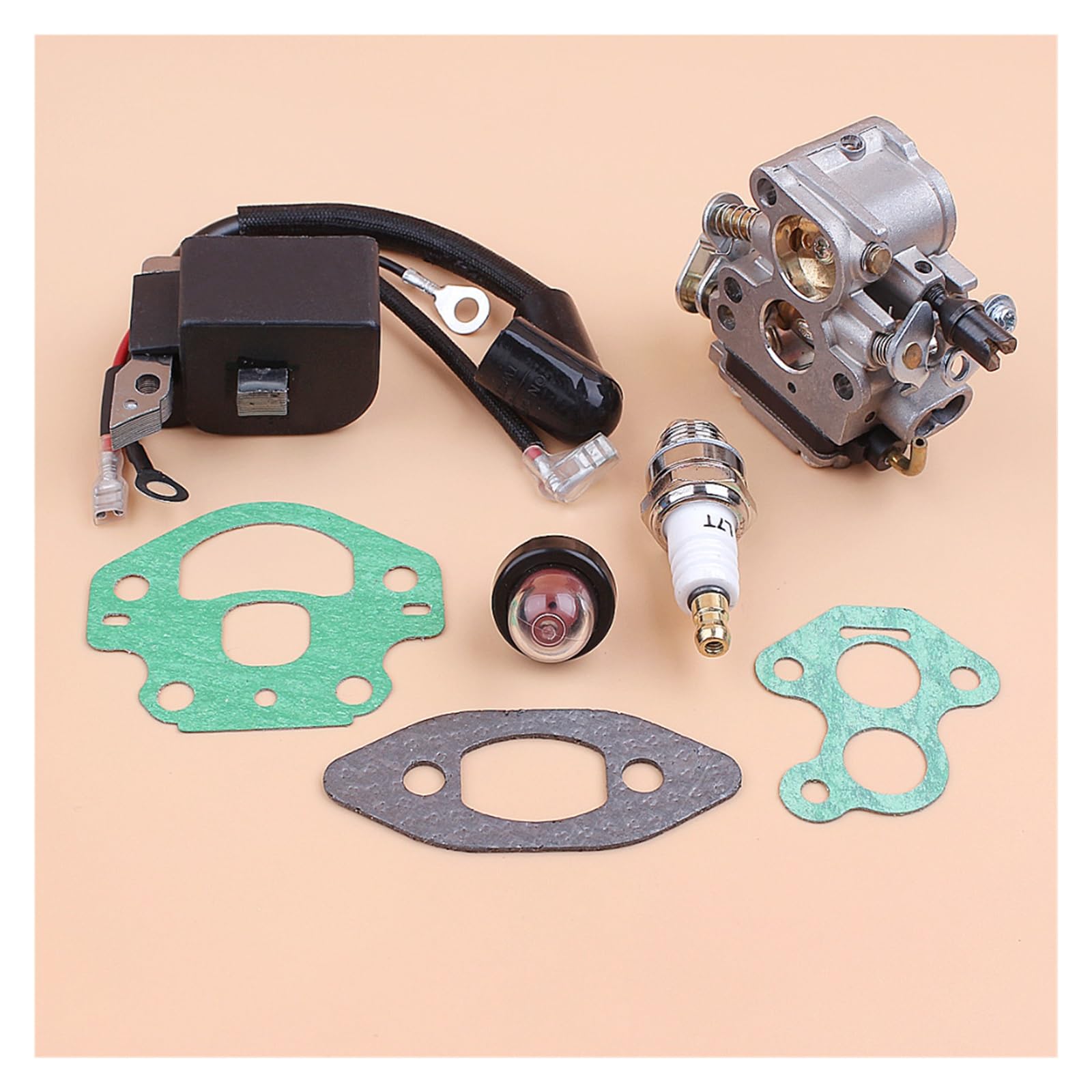 1 Juego de módulo de bobina de encendido de carburador, Kit magnético apto for H 240 236 235, piezas de motosierra for Zama C1T-W33 Carb