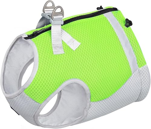Arnés de chaleco refrescante para perros con tira reflectante, arnés de ajuste, adecuado para perros pequeños, medianos y grandes, transpirable y