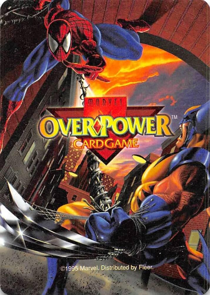 OVERPOWER MARVELカード ゲーム 1995年物 6) 1995 MARVEL OVERPOWER COLLECTABLE CARD GAME 