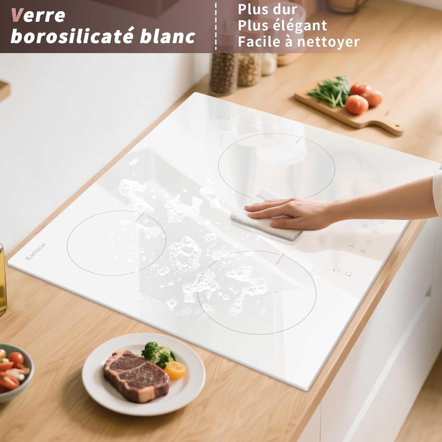 Karinear Induction Cooktop Cleaning Process