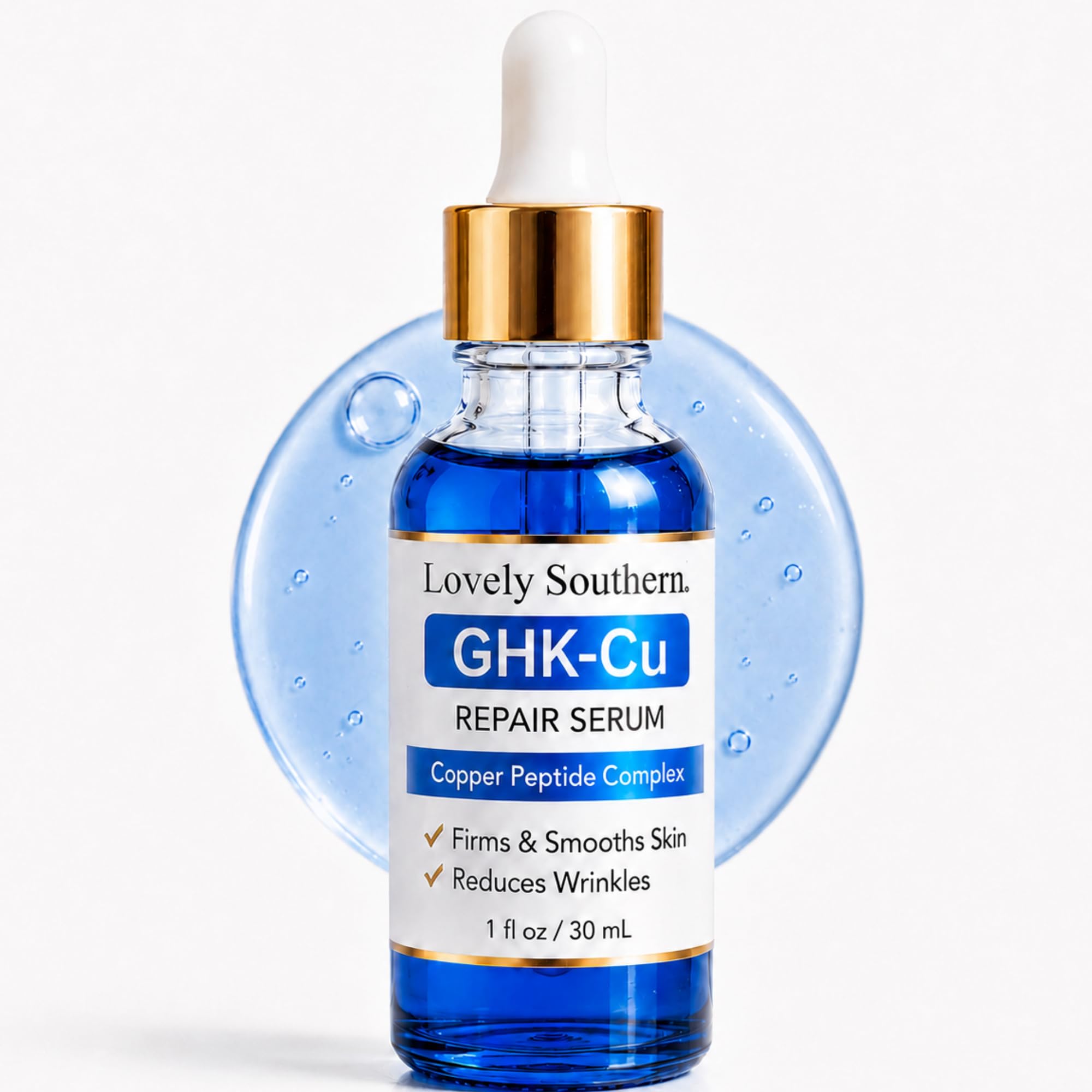 Amazon.com: Lovely Southern 1.5% Copper Peptides GHK-Cu Anti-Aging Facial Serum for Fine Lines, Skin Elasticity, Made in USA, 1 Fl Oz : Beauty & Personal Care Amazon.com: Lovely Southern 1.5% Copper Peptides GHK-Cu Anti-Aging Facial Serum for Fine Lines, Skin Elasticity, Made in USA, 1 Fl Oz : Beauty & Personal Care