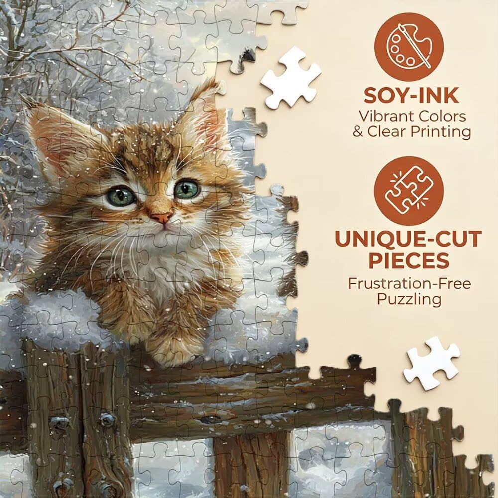 Esel Katze Puzzle 4000 Teile, Klassische Puzzles, Geschicklichkeitsspiel Puzzle für Erwachsene, Puzzlespiele für Die Ganze Familie, Mit Schöner Verpackung, Dekoration Puzzles DX0YL3-608