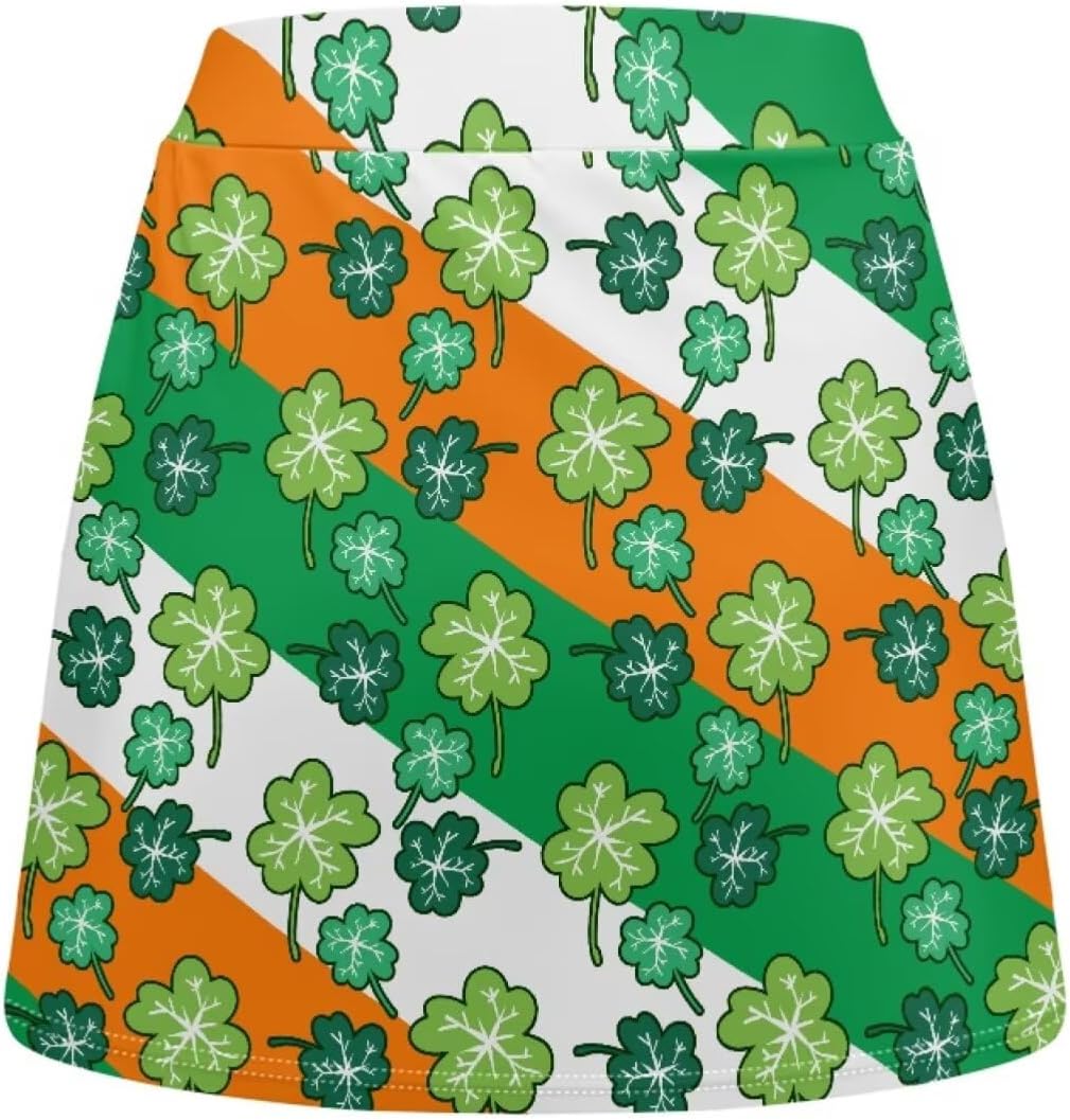 Athletic Skort Womens Golf Skirt with Shorts Underneath Tennis Skorts with Pockets Trendy Athletic Wear Sport Skirt