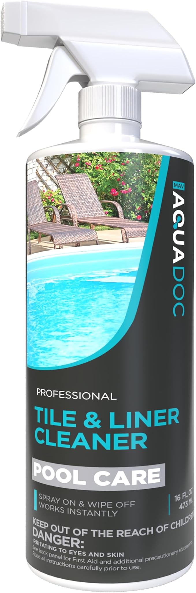 Pool Tile Cleaner for Calcium Buildup & Hard Water Stain
