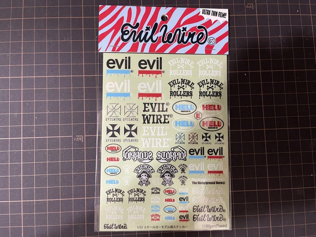 Amazon.co.jp: ミニ四駆 EVILWIRE ステッカー : ホビー