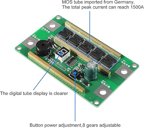 Miniatura 6 de Batería Almacenamiento de Energía Soldador por Puntos Máquina Tablero de Control Pequeño PCB Placa de circuito DIY Equipo de soldadura portátil