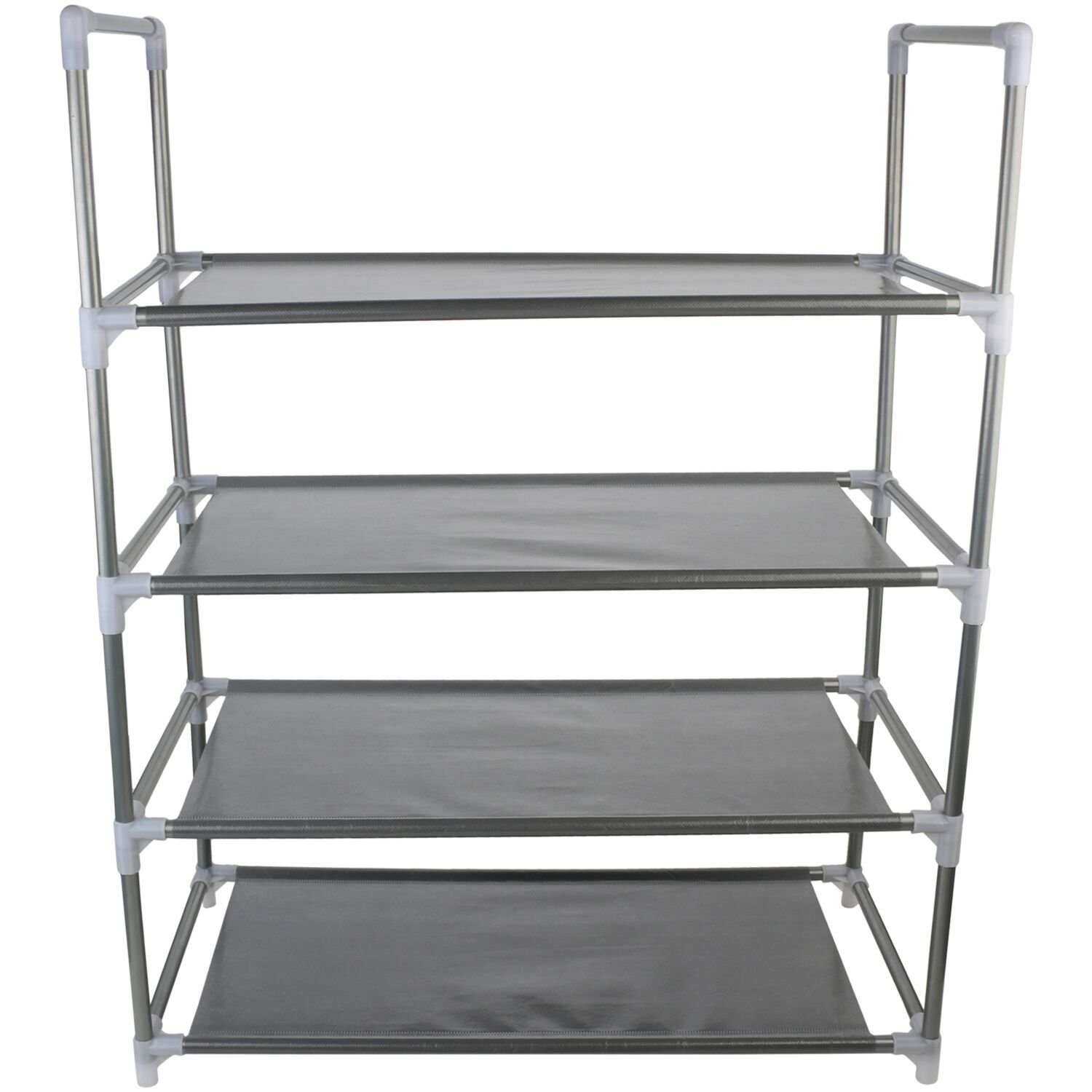 AmaZeus Iron Shoe Rack, 4 Layers, Grey Amazon.in Home & Kitchen