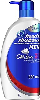 Head & Shoulders Old Spice 2-in-1 Anti Dandruff Shampoo and Conditioner, 660 ml (Pack of 1)