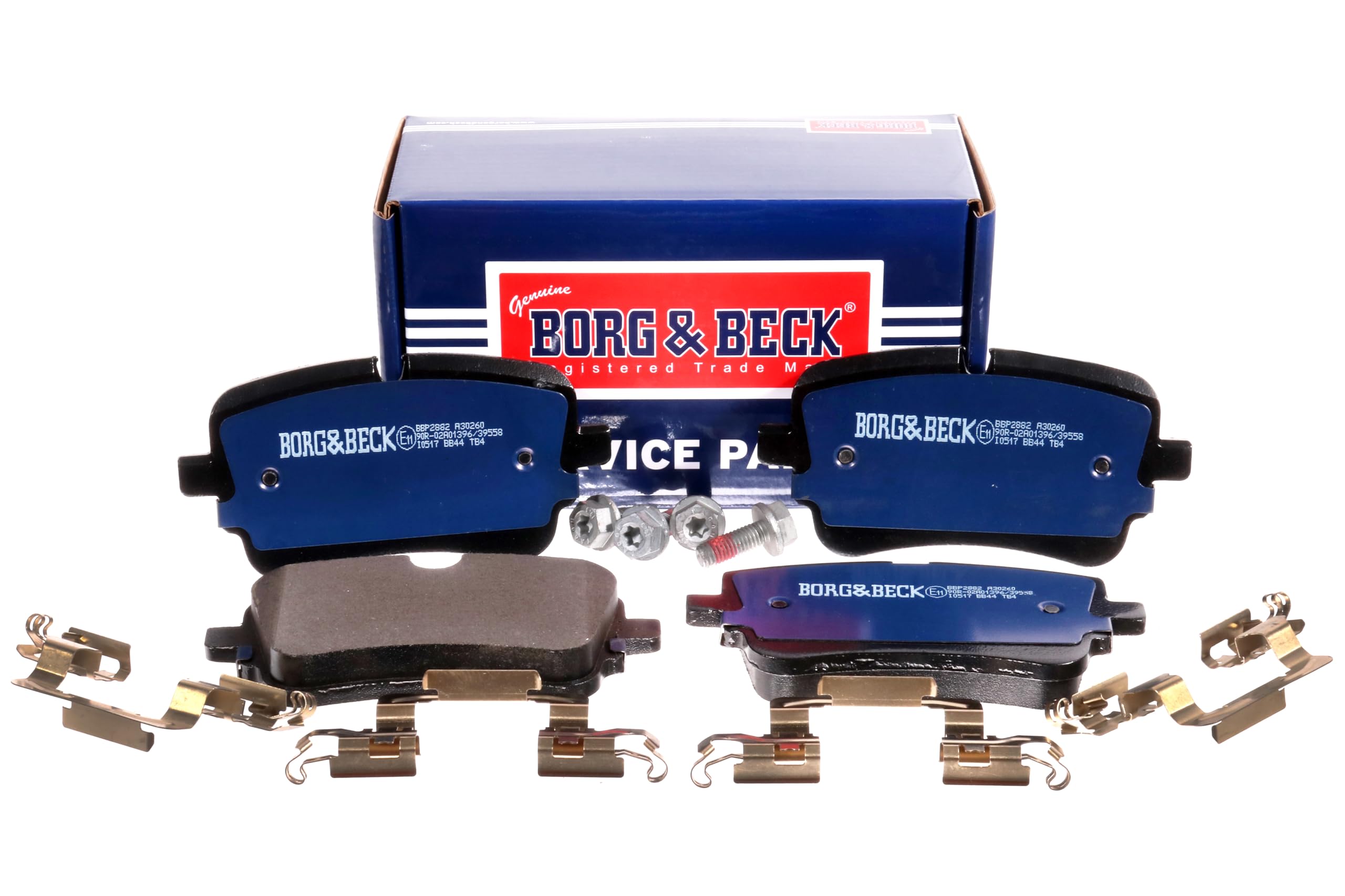 BORG & BECK Brake Pad Set, disc brake BBP2882