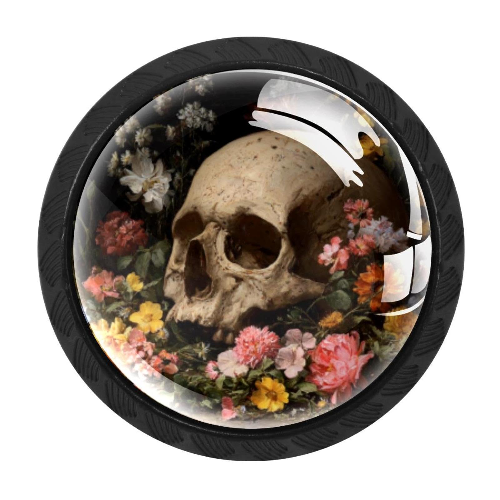 Boutons de meuble motif tête de mort pour personnaliser votre commode de chambre