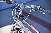 Vista 3 de Barra de tensión de acero para bicicleta, adaptador de barra transversal, color negro