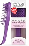 Tangle Teezer Escova de cabelo desembaraçadora definitiva, elimina nós e reduz a quebra, mini escova de cabelo para viagens, mãos pequenas e todos os tipos de cabelo, roxo fresco
